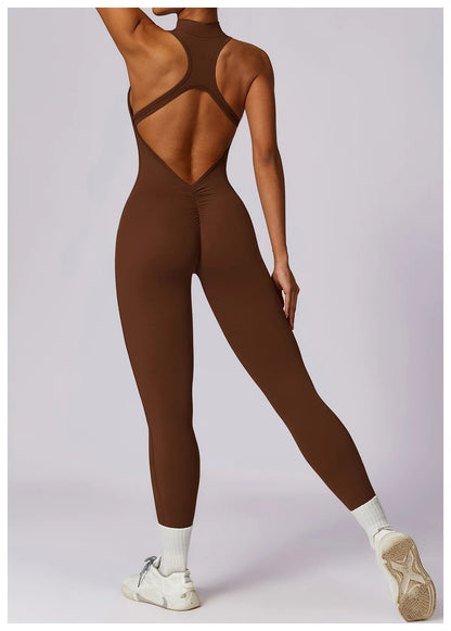 THE LEXA – FULL LENGTH SCRUNCH JUMPSUIT