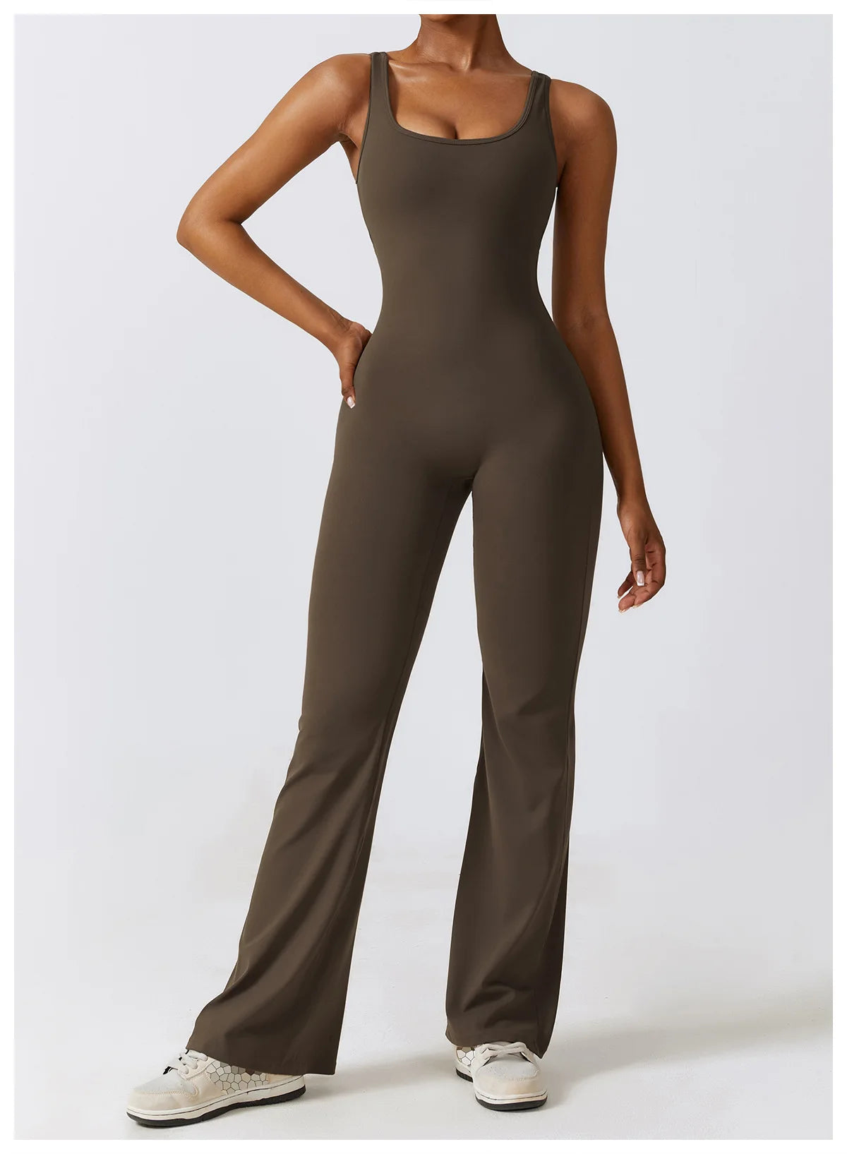THE NOVA – BACKLESS FLARE JUMPSUIT